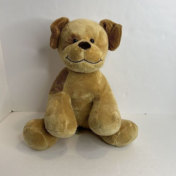 Build A Bear Light Brown Dog Plush Stuffed Animal BABW 12" Sitting - Picture 1 of 3